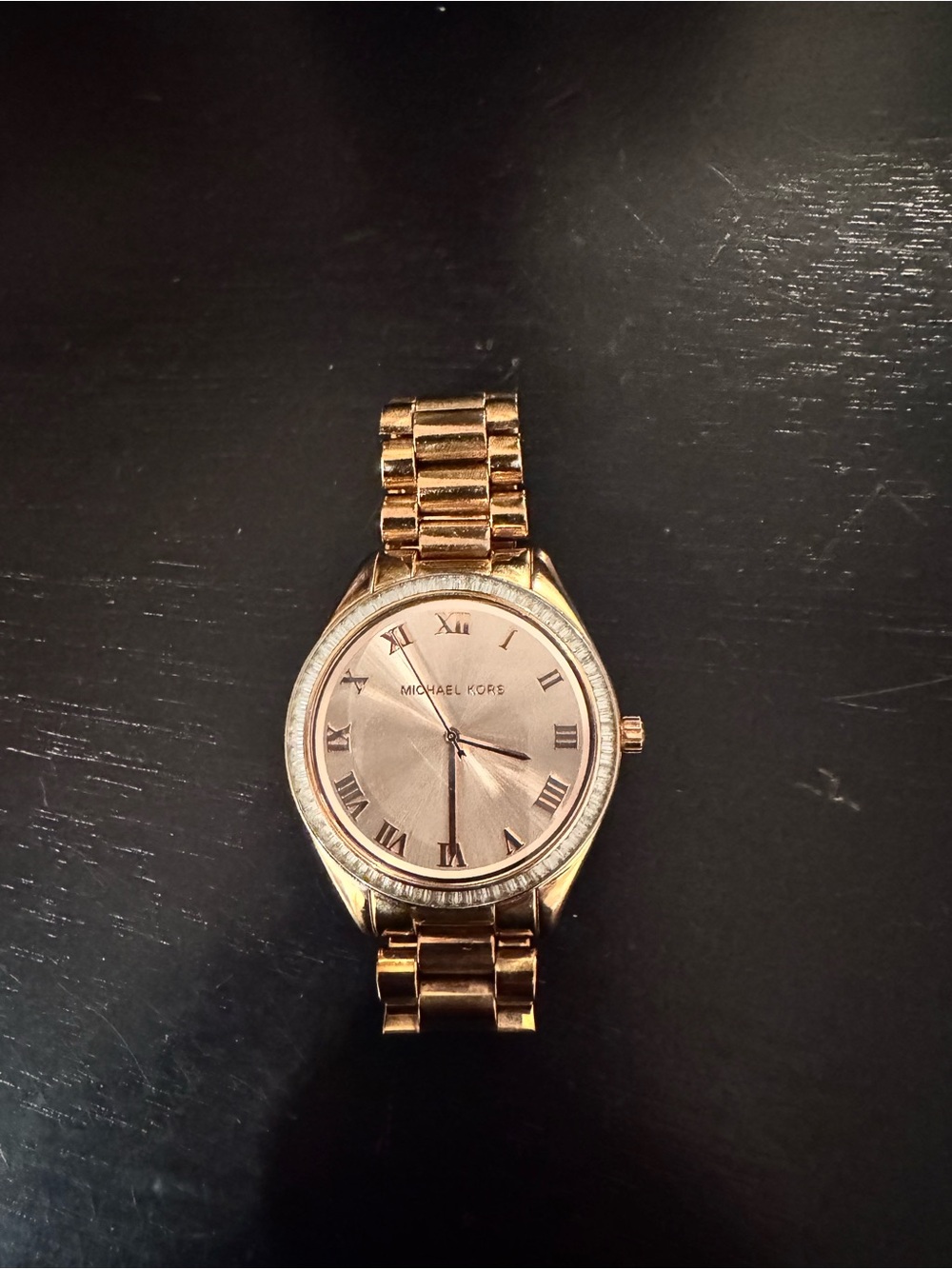 Michael Kors Classic Women's Gold-Tone Bracelet Watch - Elegant Rose Gold